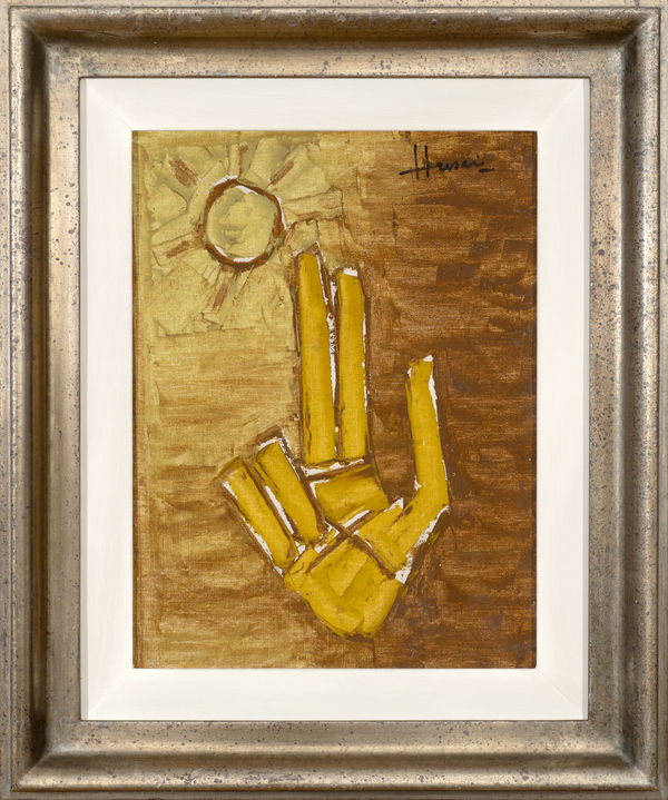 Maqbool Fida Husain, Tripatāka Mudra, Circa 1970s