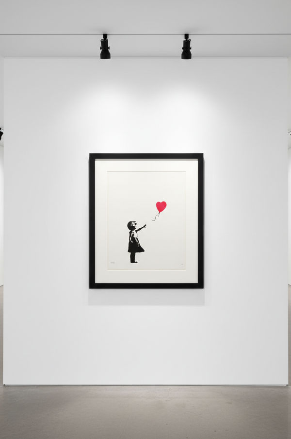 Banksy Girl With Balloon (Signed), 2004