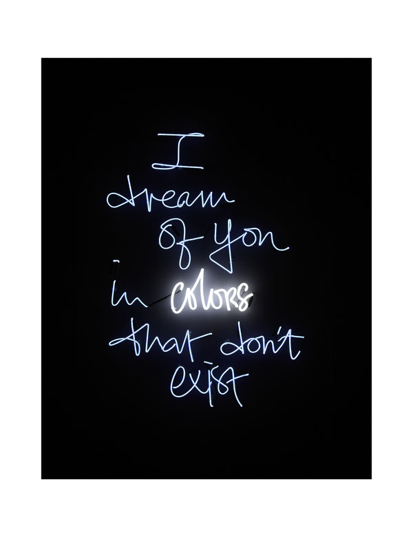 Olivia Steele, I Dream Of You In Colors That Don’t Exist, 2020