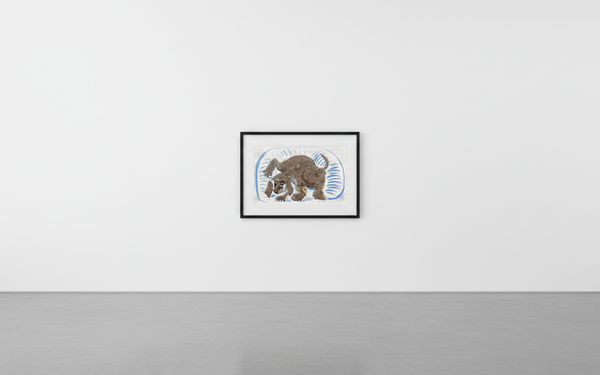 David Hockney Stanley In a Basket, 1986