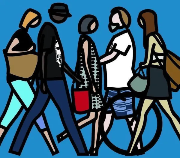 Walking in Melbourne