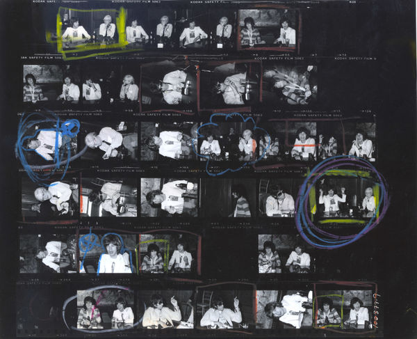 Christopher Makos Rolling Stones Andy Warhol factory Lunch, 1977