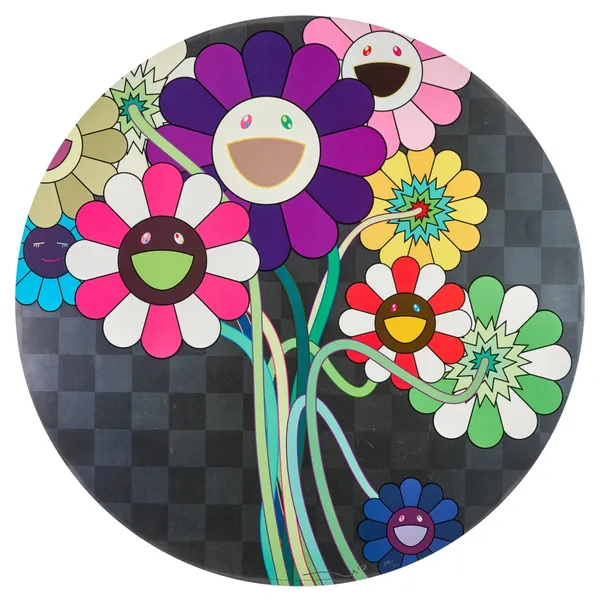 Purple Flowers in a Bouquet