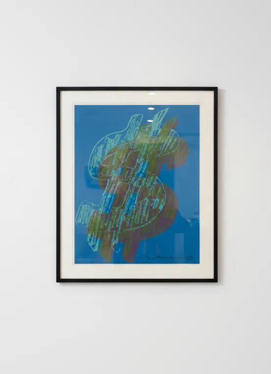 Andy Warhol Dollar Sign, 1982