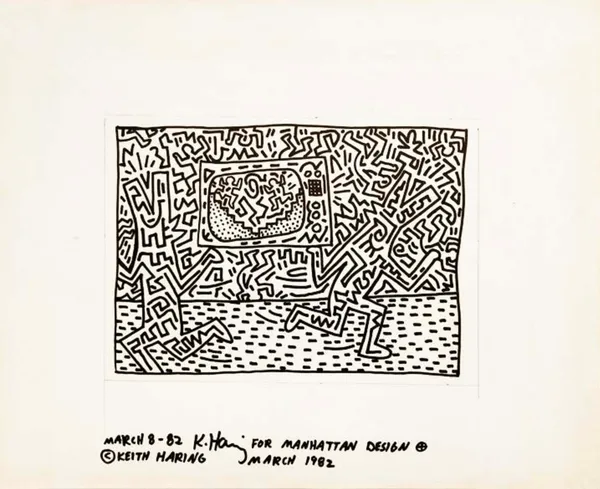 March 8 - 82 K Haring For Manhattan Design