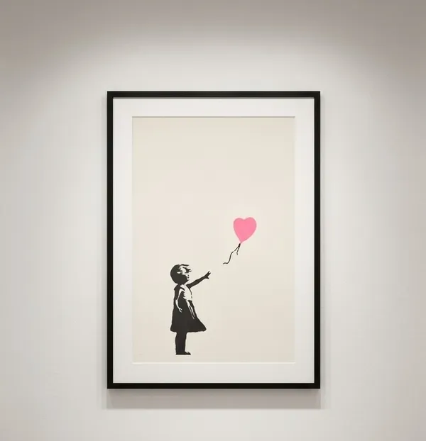 Girl With Balloon Pink AP