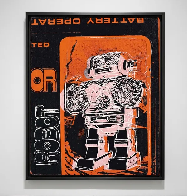 Andy Warhol Robot from Toy Paintings, 1983