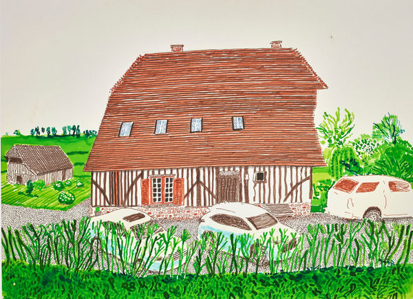 In Front of House Looking South