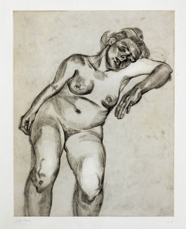 Lucian Freud, Blond Girl (Hartley 24; Figura 33), 1985
