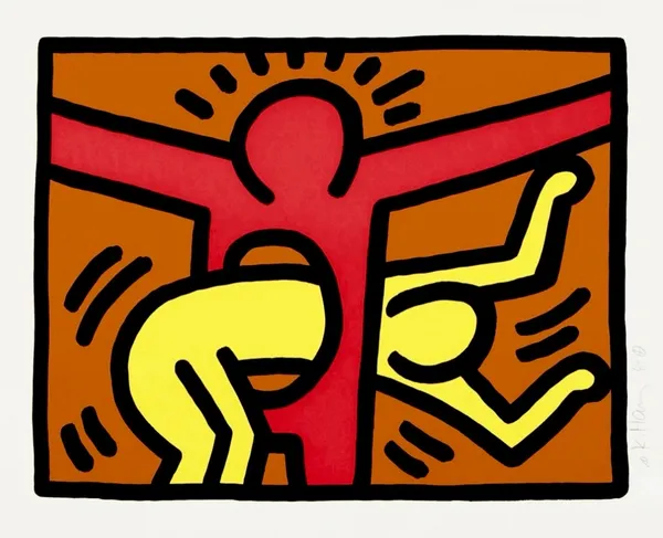 Keith Haring, Pop Shop IV (C), 1989