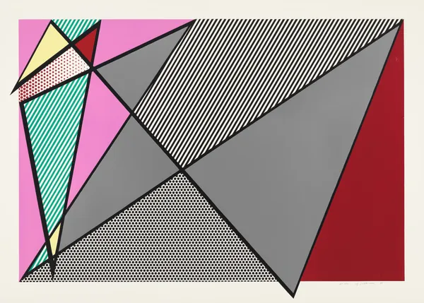 Roy Lichtenstein, Imperfect 63 x 88, 1988