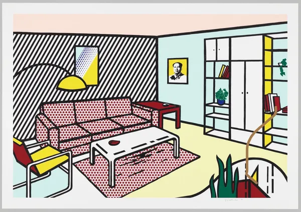 Roy Lichtenstein, Modern Room, 1990