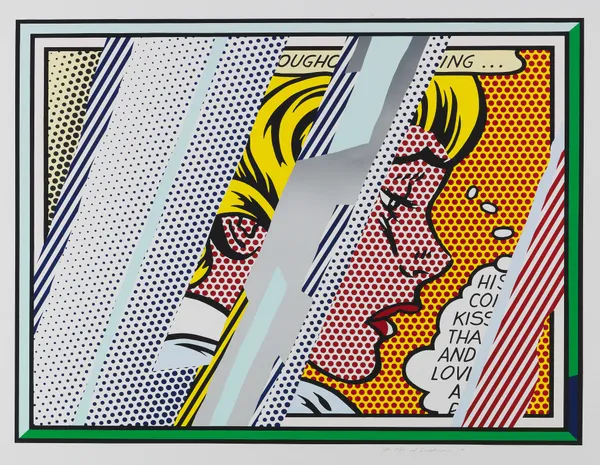 Roy Lichtenstein, Reflections on Girl , 1990