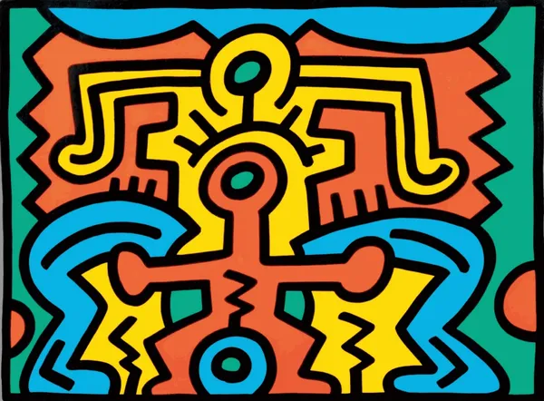 Keith Haring, Growing #5, 1988