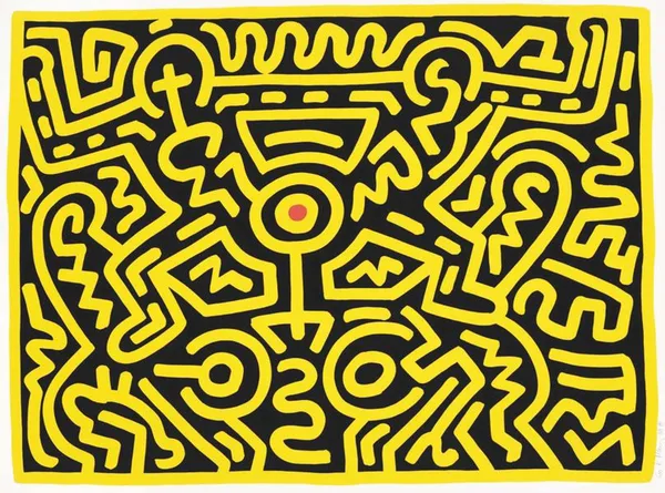 Keith Haring, Growing #4, 1988