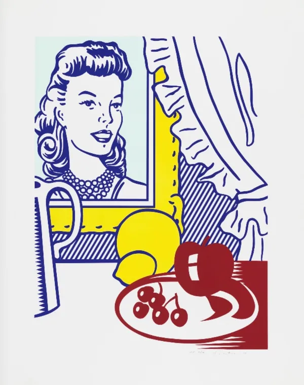 Roy Lichtenstein, Still Life With Portrait, 1974