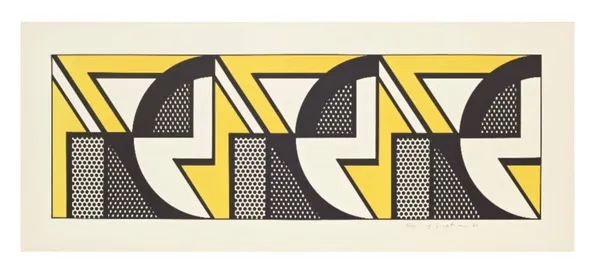 Roy Lichtenstein, Repeated Design, 1969