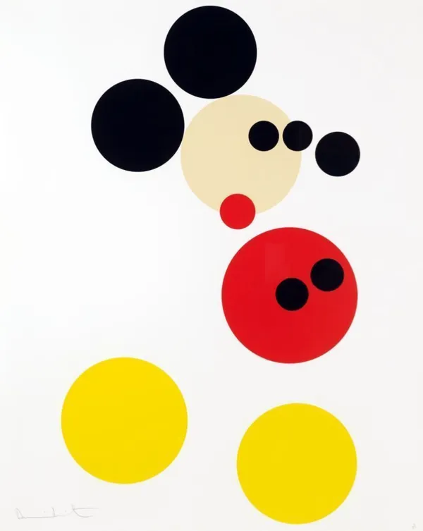 Damien Hirst, Mickey Mouse , 2014