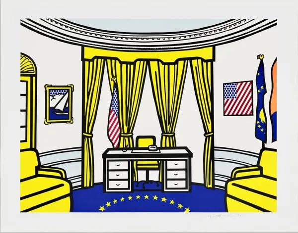 Roy Lichtenstein, The Oval Office, 1992