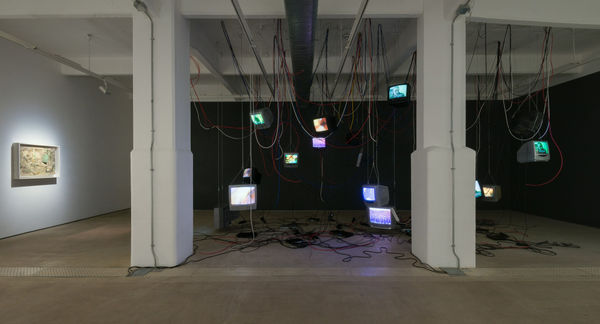 Carolee Schneemann, Installation view of More Wrong Things, Hales London, 2017