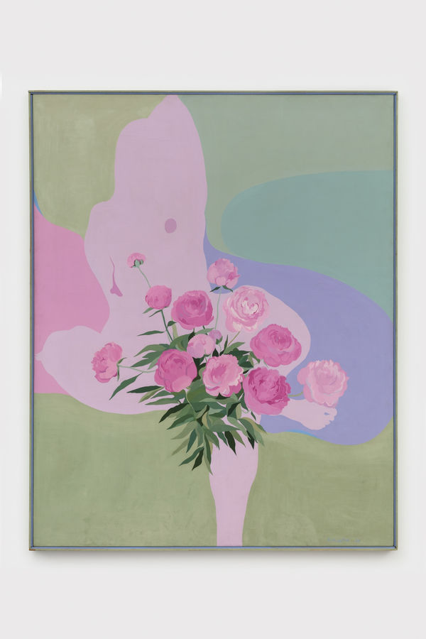 Kay WalkingStick, Peonies, 1969
