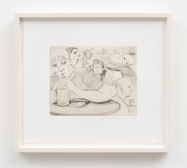 Nicole Eisenman, Drinking With Death Kiss, 2012