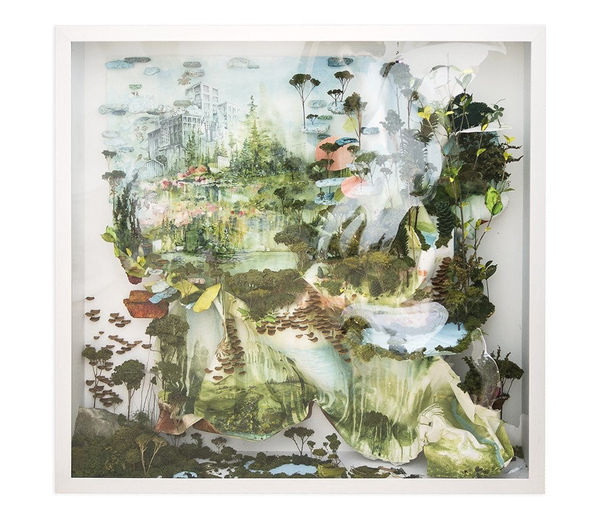 Gregory Euclide mixed media nature scene