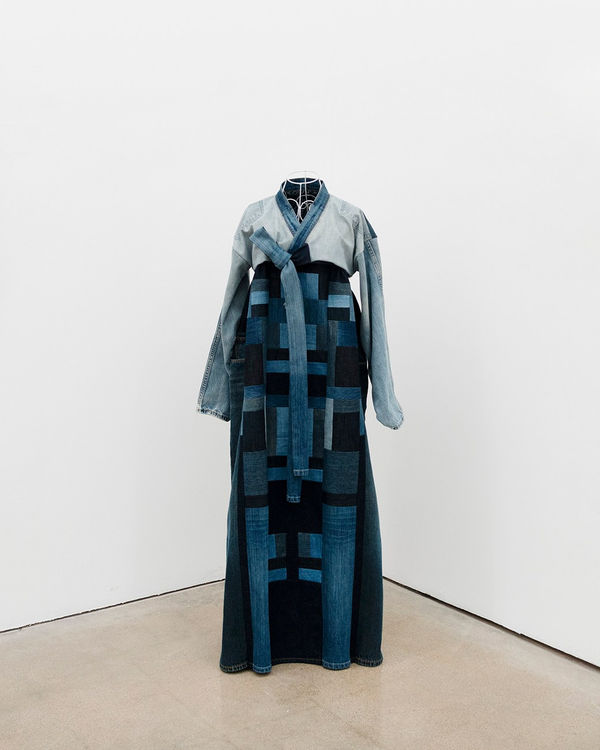 Seonna Hong - denim patchwork Hanbok