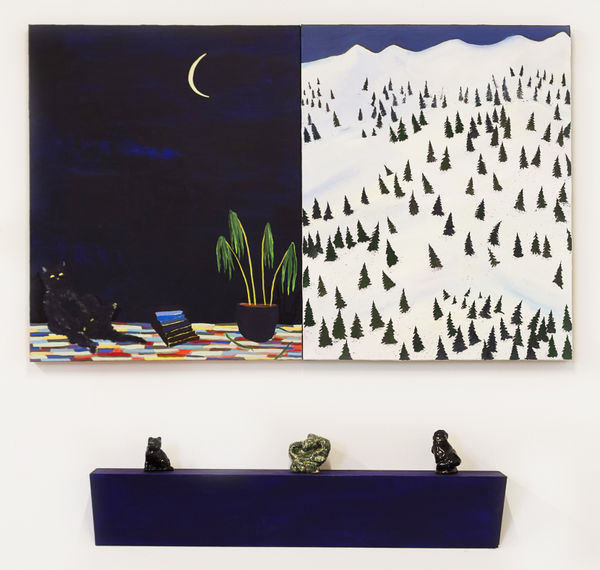 Harley LaFarrah Eaves, August 23rd 3:26 am: A self reflection as Haim Steinbach, 2017