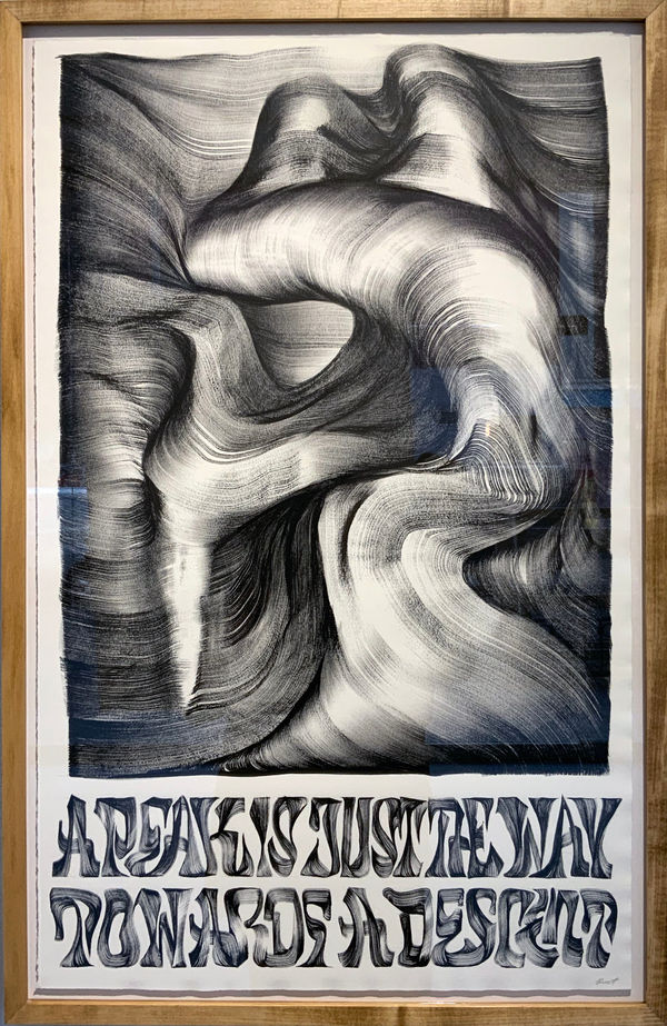 Vincent de Boer black and white ink drawing