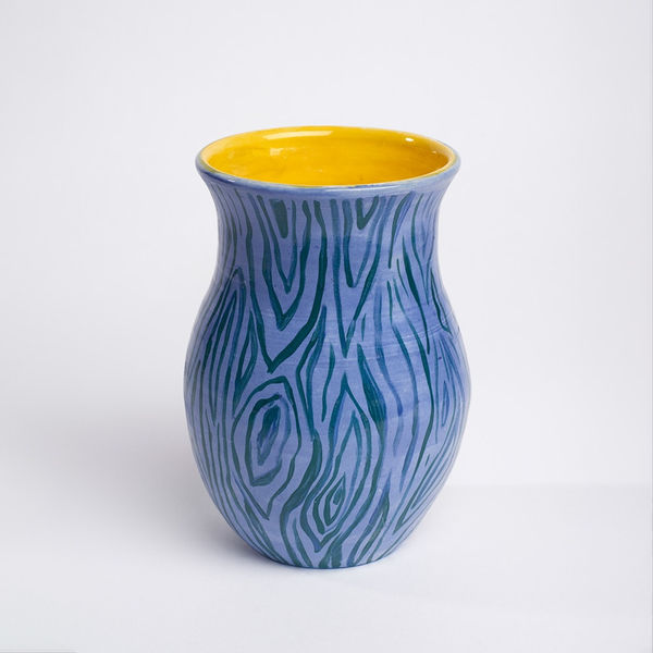 Anna Valdez, Blue Wood Grain, 2019