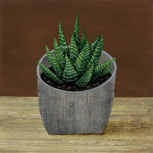 Gabe Langholtz painting of plant in pot