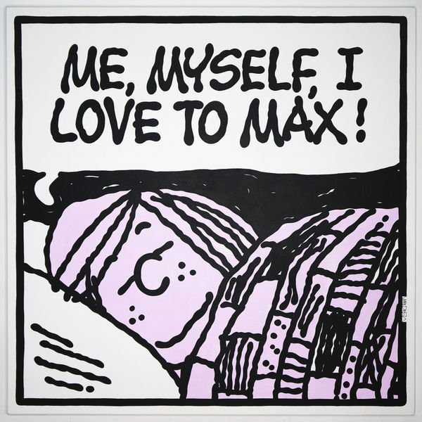 Mark Drew "Max (Greg Nice)" acrylic on canvas