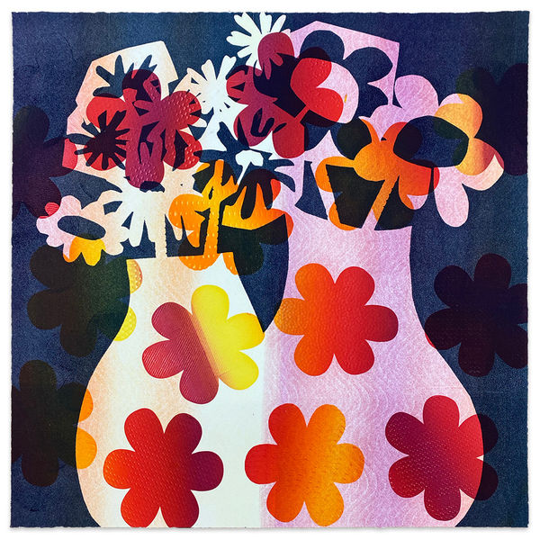 Karen Lederer vase monoprint