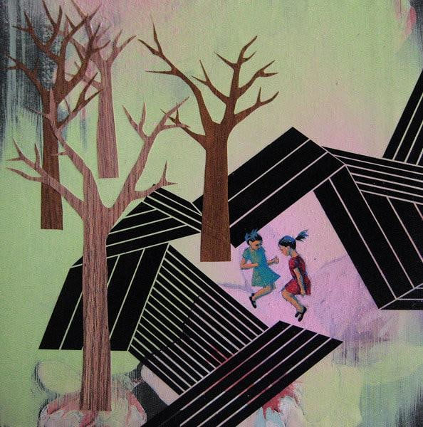 Seonna Hong landscape with two girls