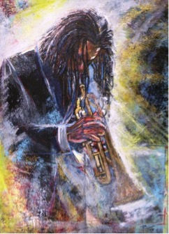 Rex DeLoney Changing the Atmosphere, 2010 Acrylic on paper 36" x 26"