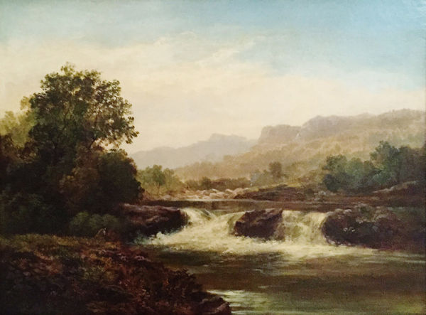 Robert Scott Duncanson, Untitled (Rushing river downstream), c. 1852