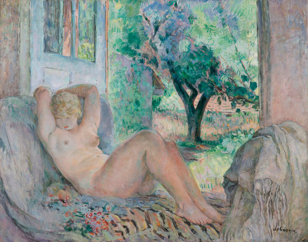 HENRI LEBASQUE, Le Cannet, Grand Nu, Marinette, 1934