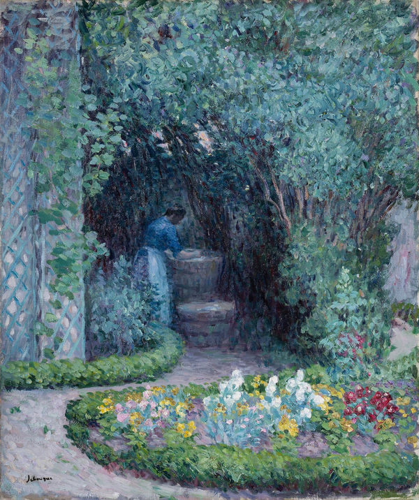 HENRI LEBASQUE, Une Laveuse, 1906