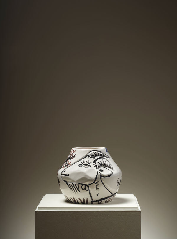 PABLO PICASSO, Vase Aux Chèvres (A.R.156), 1952