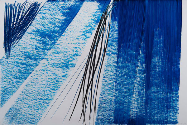 HANS HARTUNG, P50-1975-H14, 1975, Acrylique et pastel sur carton baryté