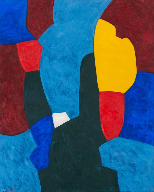 SERGE POLIAKOFF: Composition Abstraite, 1967, huile sur toile