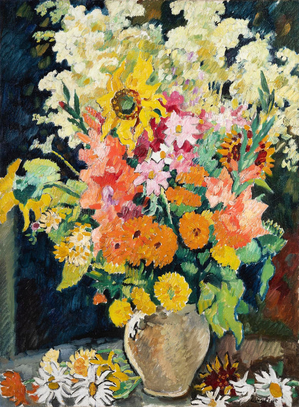 LOUIS VALTAT, Vase De Fleurs, 1927