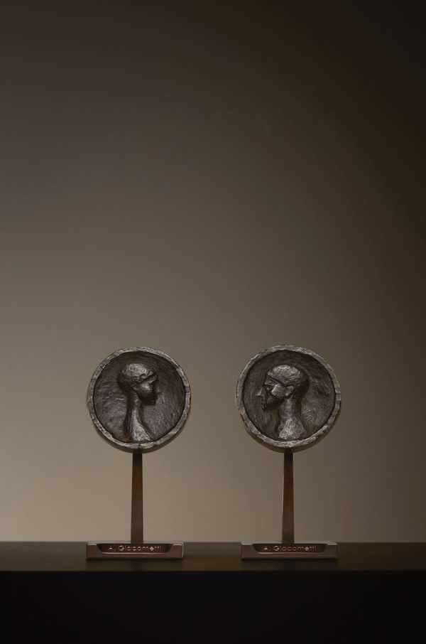 ALBERTO GIACOMETTI, Paire De Médaillons, 1936
