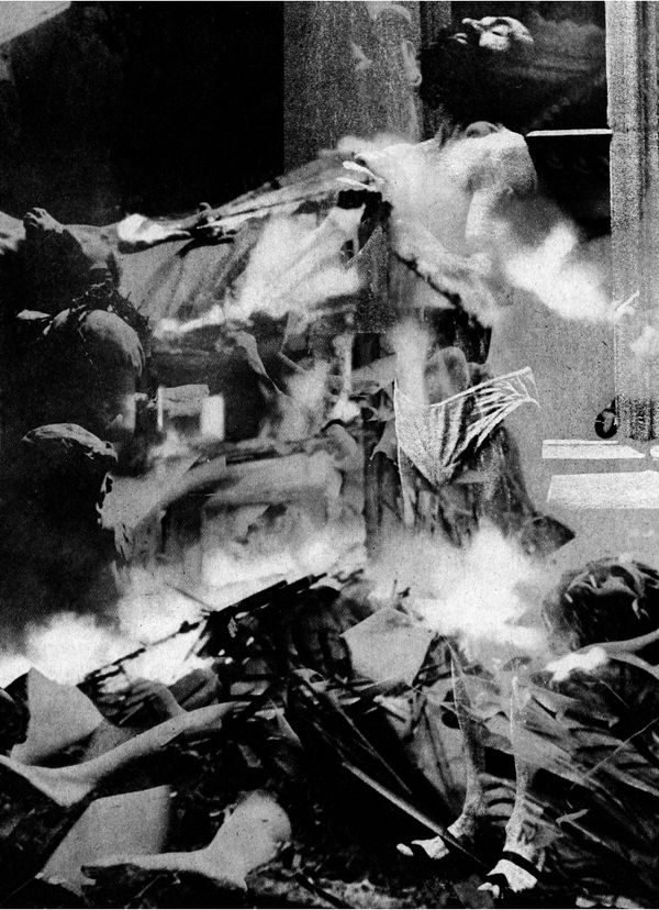 Blaise Adilon Mémoires troublées 5, 2020 série limitée à 6 ex + 2 épreuves d’artiste Impression jet d’encre sur papier Awagami Bamboo collage sur dibon 3 mm 1/6 149x108,5 cm