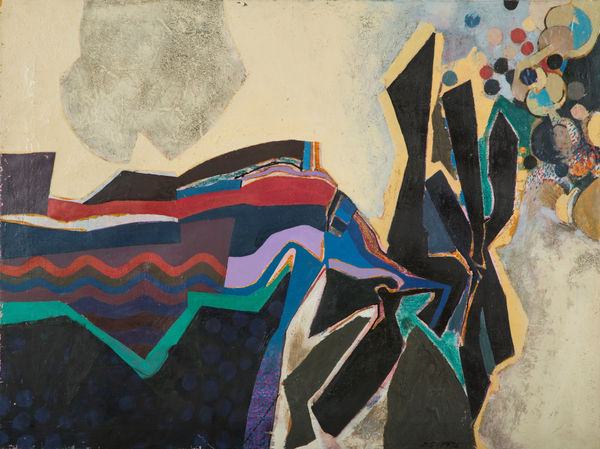 Derek Stafford, Birds in flight from cliff tops, 1972