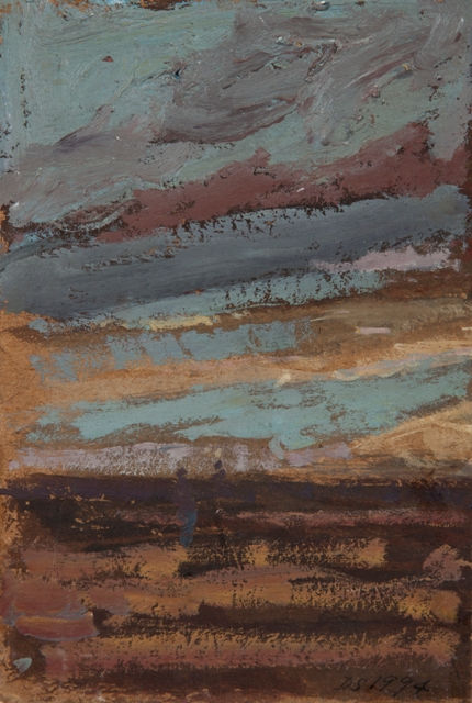 Derek Stafford, Figures on Landscape, c.1998