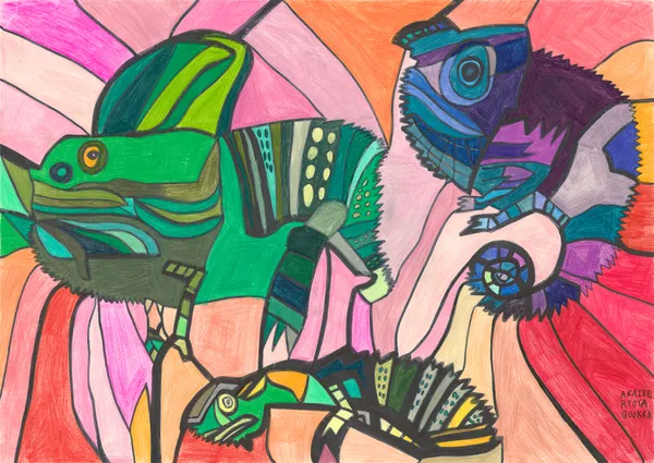 Ryoya Akaike / 赤池 僚也　, 物思うカメレオン, 2023