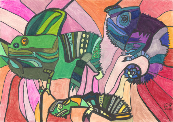 Ryoya Akaike / 赤池 僚也　, Pondering Camelions, 2023