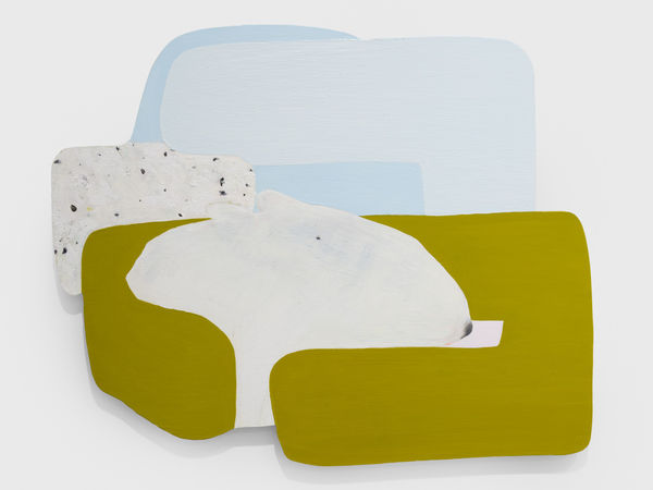 Louise Belcourt (b. 1961) Animal Head #5, 2023 Oil on shaped aluminum panel 20 x 24 inches 50.8 x 61 cm